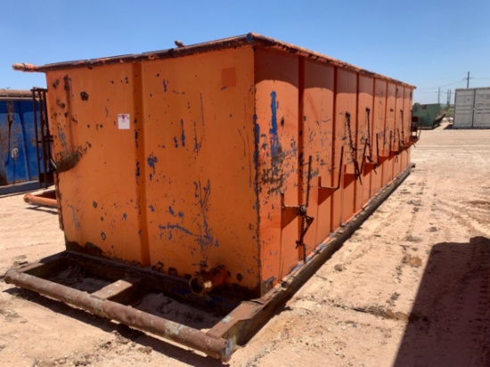 21 L x 9 W x 8 T 115 Bbl Open Top Skidded Tank