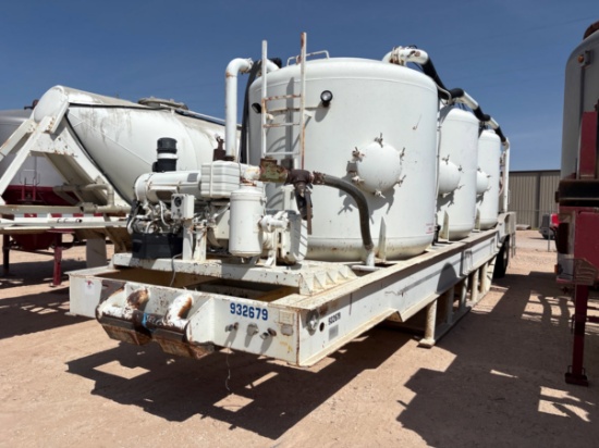 2007 SHOPBUILT 4-POD S/A DRY BULK TANK TRAILER
