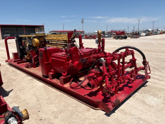 JWS-340 pump unit, skidded