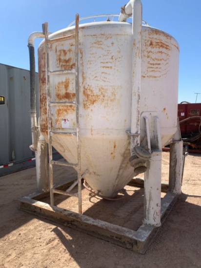 10 W x 9 L x 11 T Skidded Dry Bulk Storage Tank