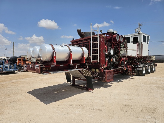 2011 Cryogenic Vessel Alternatives 3-Axle 15,000psi Double Pumper Trailer