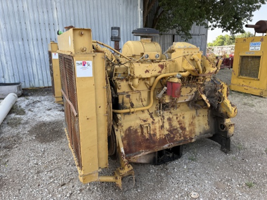 CATERPILLAR D353 DIESEL ENGINE W/ RADIATOR