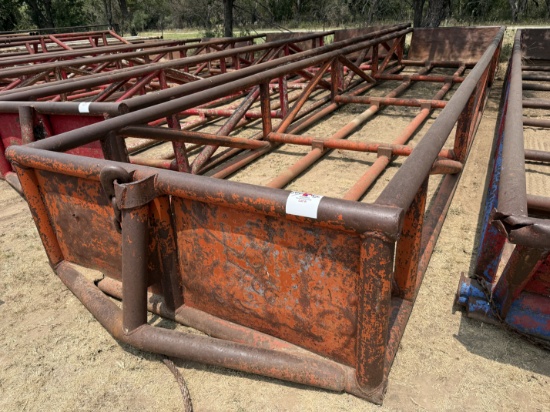 40L x 8W x 3H SKIDDED PIPE TUB