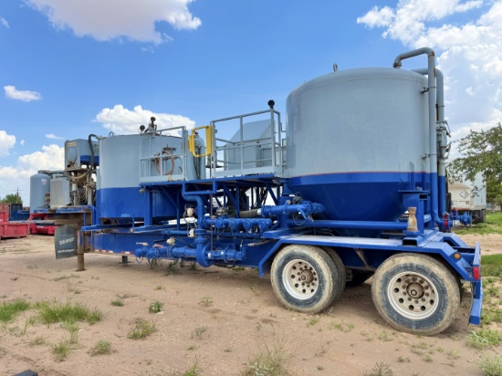 2007 Serva t/a cement batch mixer trailer