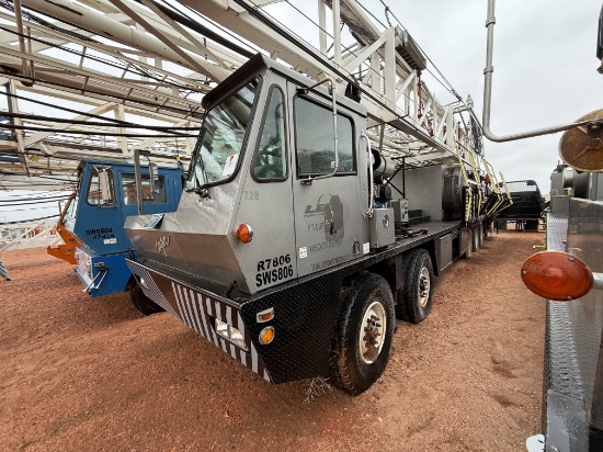 2007 TAYLOR C500 DD 104'-240K 5-AXLE WELL SERVICE WORKOVER RIG