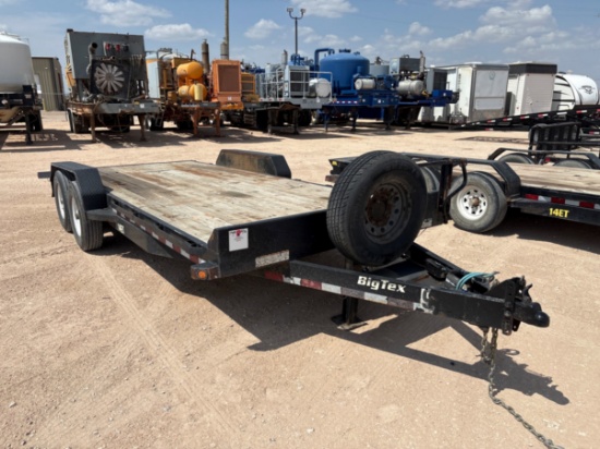 2017 BIG TEX 20 X 7 T/A BUMPER PULL CAR HAULER TRAILER