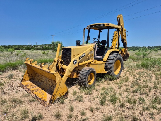 1993 John Deere 410D ExtendaHoe 4x4 Backhoe