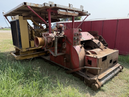 DUGGAN S-5 42x8 DRAWWORKS P/B CATERPILLAR C15 540-HP, SKIDDED