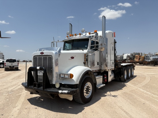 2013 PETERBILT 367 T/A SLEEPER CAB WINCH TRUCK