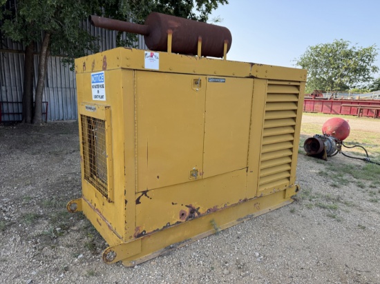 CATERPILLAR 105-KW 3-PHASE GENERATOR SET P/B CAT 3304T DIESEL ENGINE