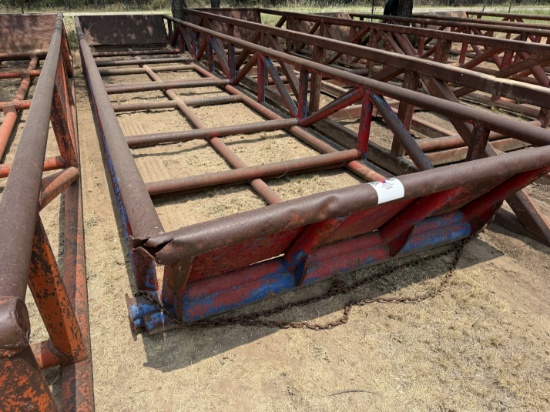 40L x 8W x 3H SKIDDED PIPE TUB