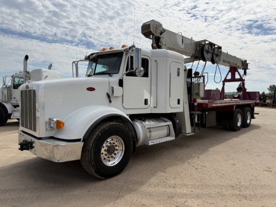 2015 PETERBILT 365 TA NATIONAL CRANE 800D 23-TON BOOM TRUCK CRANE