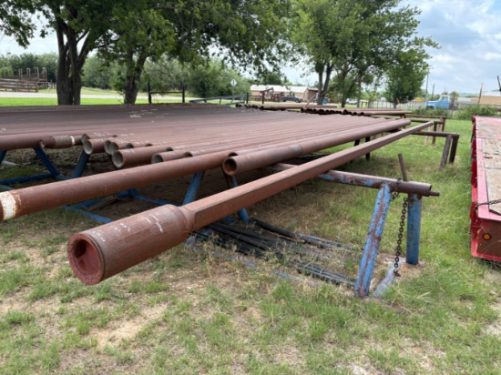 4-1/4 x 40.10L Kelly w/ 4-1/2XH conn. W/ (2) rat holes