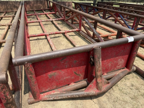 40L x 8W x 3H SKIDDED PIPE TUB
