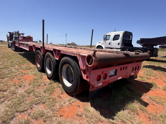 2001 ATOKA 3 AXLE STIFF NECK OILFIELD LOWBOY TRAILER