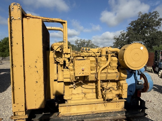 CATERPILLAR 3508 DI TTA DIESEL ENGINE W/ NATIONAL C-245-125 TORQUE CONVERTER & RADIATOR