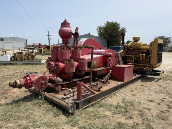 GA-550 7-1/4 x 14 DUPLEX MUD PUMP P/B CATERPILLAR D353E ENGINE