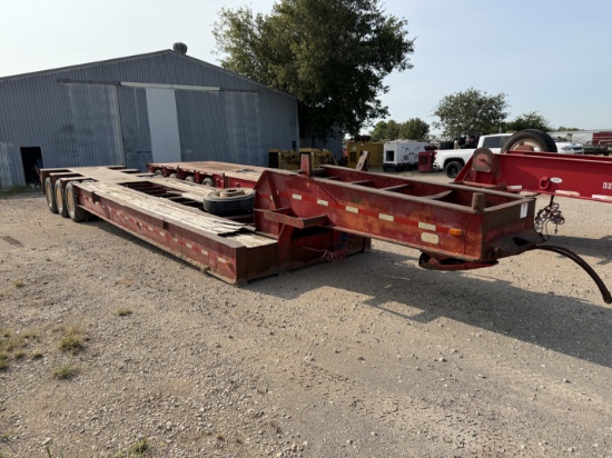 1980 AZTEC 45 X 96 3-AXLE 50 TON LOWBOY TRAILER