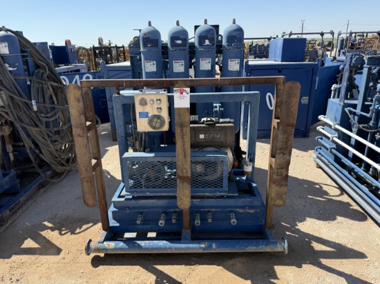 MEYERS 3-STATION 4-BOTTLE DIESEL POWERED ACCUMULATOR CLOSING UNIT, SKIDDED