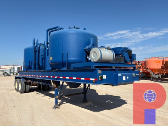 2012 WADSWORTH 34 X 8 660 2-POD T/A DRY BULK TANK TRAILER
