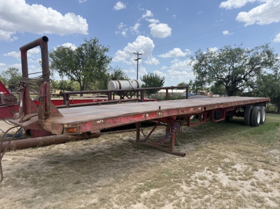 45 x 92 T/A oilfield float trailer