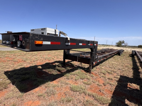2012 SHOPBUILT 47' 5 AXLE TANK MOVING TRAILER