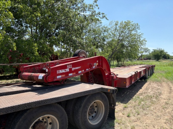 2009 KALYN SIEBERT 58 X 102 70 TON 5-AXLE LOWBOY TRAILER