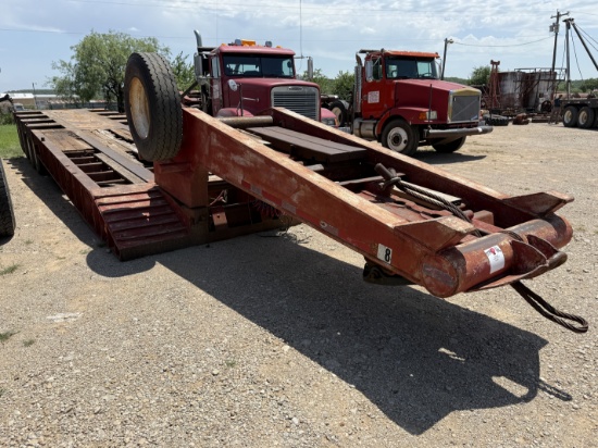 1982 AZTEC 50 X 108 4-AXLE MECH RGN LOWBOY TRAILER