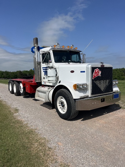 1998 PETERBILT MODEL 379, 4-AXLE WINCH TRUCK TRACTOR