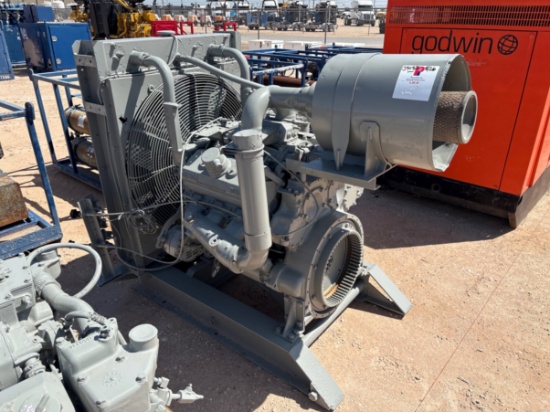 Detroit Diesel 6V92 engine w/ radiator