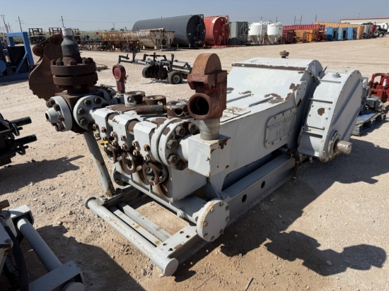 UNUSED WORK FORCE WF-360 5K WP TRIPLEX WELL SERVICE PUMP