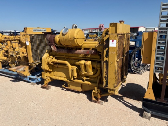 CAT D353E diesel engine w/ radiator