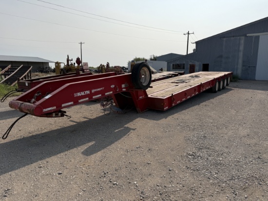 2007 KALYN SIEBERT 53 X 102 4-AXLE 60 TON LOWBOY TRAILER