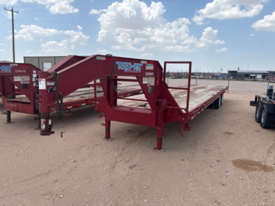 2019 TOP HAT TRAILERS 36 X 102 T/A GOOSENECK TRAILER