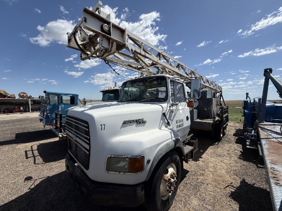 FRANKS EXPLORER II SWAB RIG MTD ON 1994 FORD L9000 T/A TRUCK