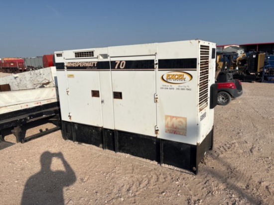 WHISPERWATT DCA-70USI DIESEL POWERED AC GENERATOR
