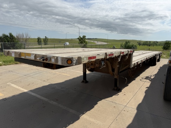2013 UTILITY TRAILER MFG. CO. 53 X 102 SPREAD AXLE DROP / STEP DECK TRAILER
