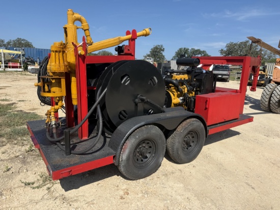 BOWEN 2.5 85-TON POWER SWIVEL P/B CAT C 4.4 MTD ON 2012 HARLOW SAMMONS T/A GOOSENECK TRAILER