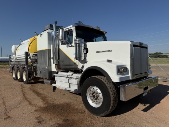 2015 WESTERN STAR 4900 SF TRI-DRIVE ENERGYFAB 5K WP HOT OIL TRUCK