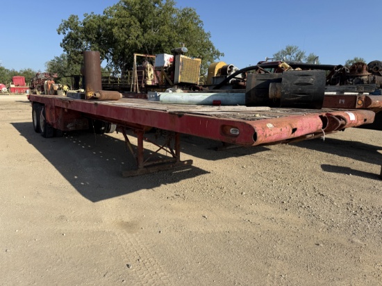SHOPMADE 36 x 96 T/A FLATBED OILFIELD FLOAT
