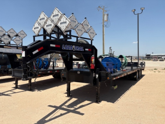 2022 LOAD TRAIL 30 X 102 T/A GOOSENECK CHEMICAL PUMP TRAILER