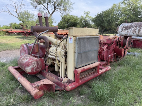 WILSON SD DRAWWORKS W/ AIR CLUTCH P/B CUMMINS 903 V8 DIESEL ENGINE