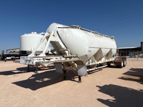 1978 FRUEHAUF 985 CU. FT. T/A PNEUMATIC DRY BULK TANK TRAILER