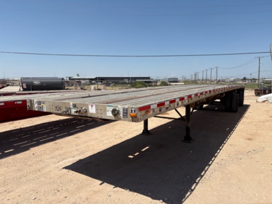 2006 WILSON TRAILER 48' X 102" T/A FLATBED TRAILER