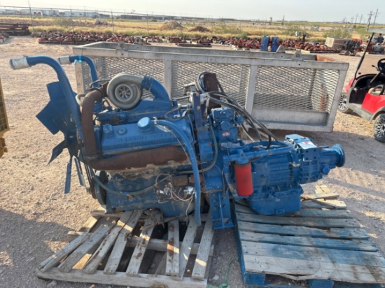 Detroit diesel 8v71 engine w/ CLBT-754 automatic transmission