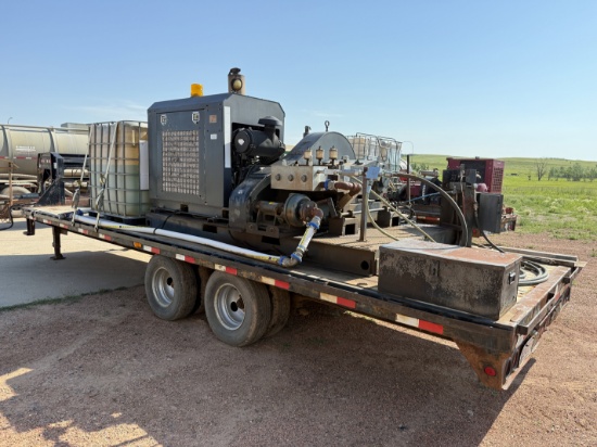 15K WP TORQUE & TEST UNIT MTD ON 2013 PJ DUAL T/A GOOSENECK TRAILER