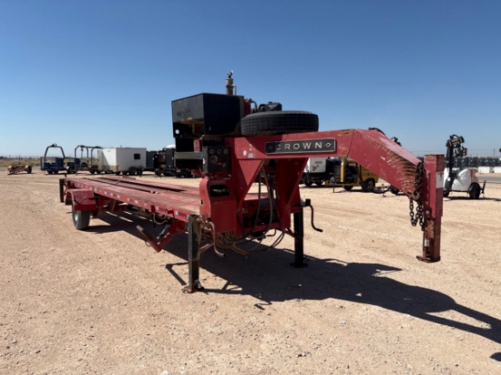 2006 Crown 30 X 64 S/A Gooseneck Pipe Handler Trailer