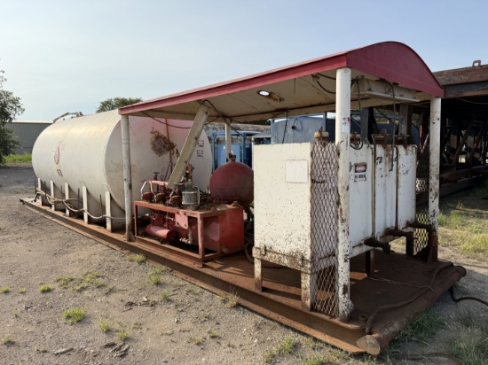 40L x 8W x 9.6H COMPRESSED AIR LUBE SKID