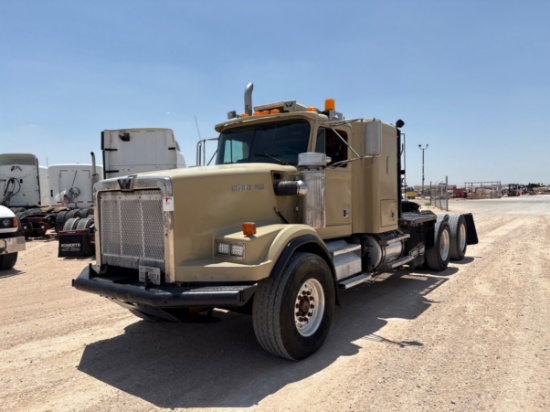 1995 WESTERN STAR 4900 T/A SLEEPER CAB WINCH TRUCK