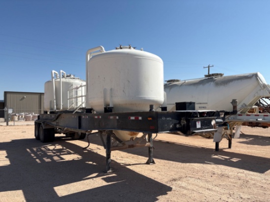 1980 HALL 2-POD T/A DRY BULK TANK TRAILER